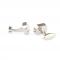 Silver Tone Royal Clear Crystal Cut Cufflinks 2.JPG